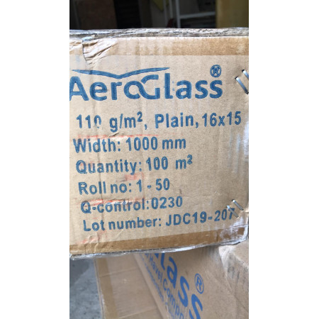 Склотканина AEROGLASS 110g/m2 plain (полотно)